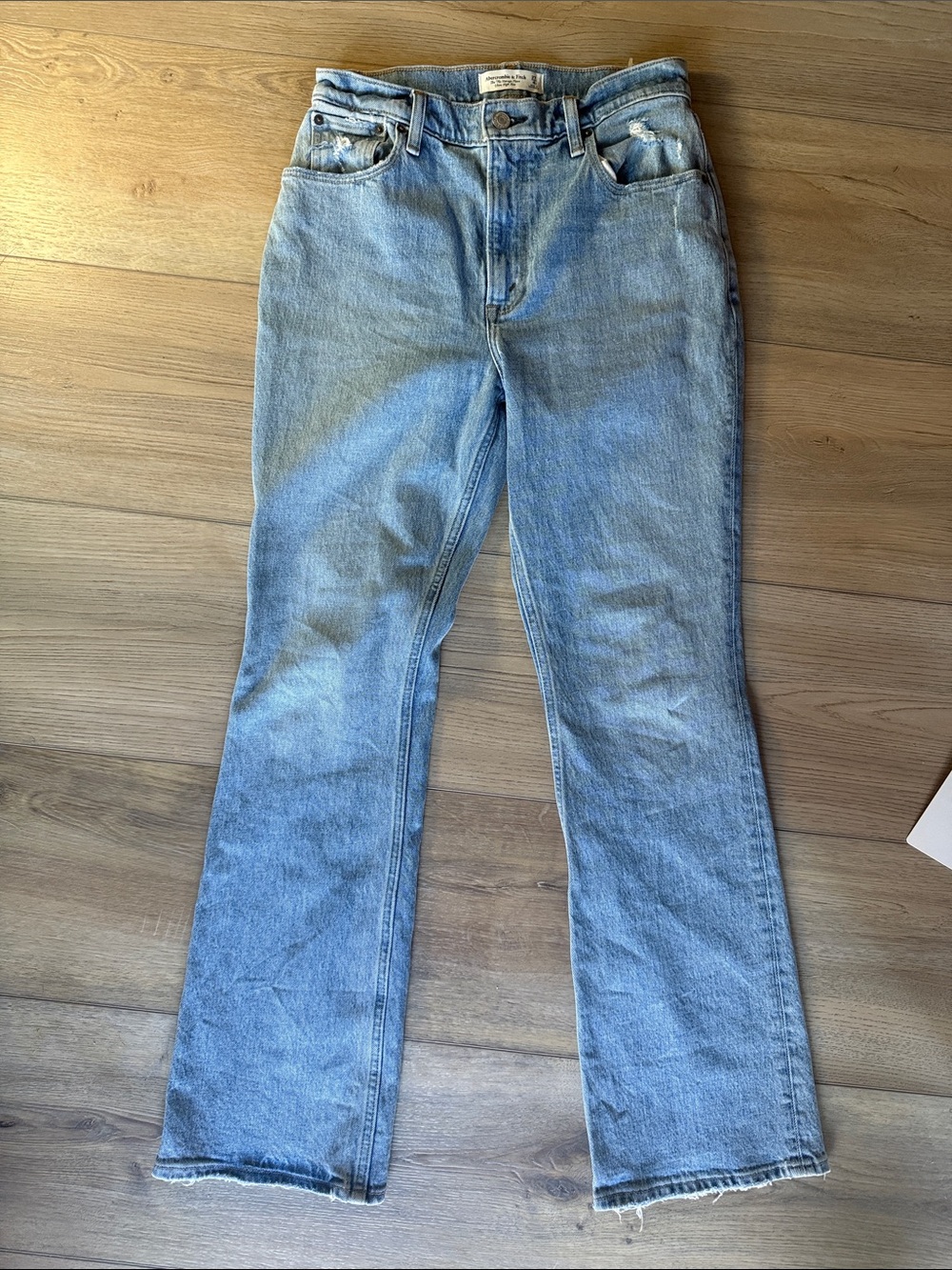 Abercrombie & Fitch Light Blue Flare Jeans